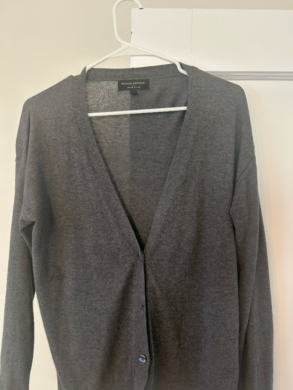 Banana Republic Forever Sweater - Gray - Small